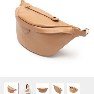Tan Leather Crossbody Bag